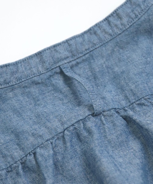 OMNIGOD（オムニゴッド）の「[OMNIGOD womens / オムニゴッド] シャンブレー スタンドカラーシャツ（シャツ/ブラウス・レディース・ネイビー・2/3）」の16枚目の写真