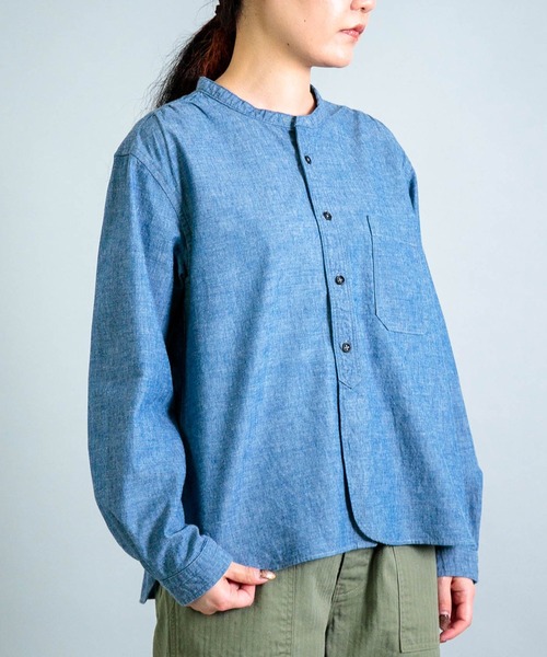 オムニゴッドOMNIGODシャンブレーホワイト白サイズ3美品