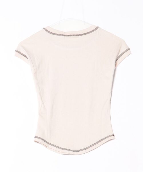 almo（アルモ）の「【LAMPOON】グランジミニTシャツ（Tシャツ/カットソー・レディース・ベージュ・SMALL/MEDIUM/LARGE）」の6枚目の写真
