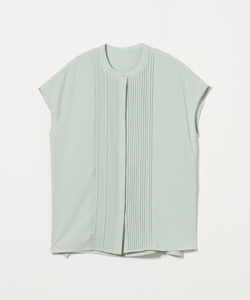 【24SS】green label relaxing洗えるピコピンタックブラウス UNITED ARROWS green label relaxing｜ピンタック 7分袖