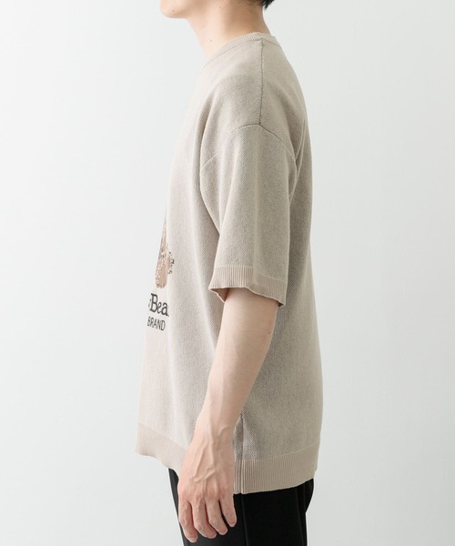 ITEMS URBANRESEARCH(アイテムズ アーバンリサーチ)の「Teddy Bear クルーネックサマーニット(ニット/セーター・メンズ・ベージュ/ネイビー/グリーン・MEDIUM/LARGE)」の19枚目の写真