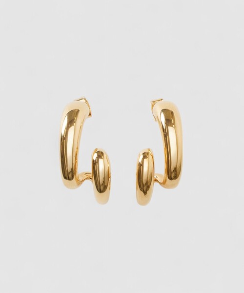 PHILIPPE AUDIBERT（フィリップ オーディベール）の「【PHILIPPE AUDIBERT(フィリップオーディベール)】 PAIGE EARRINGS GOLD（ピアス（両耳用）・レディース・ゴールド・FREE）」の3枚目の写真