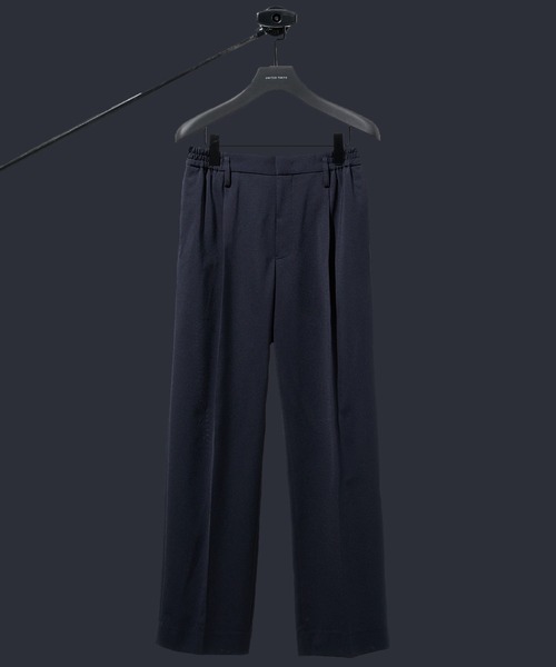 UNITED TOKYO（ユナイテッドトウキョウ）の「【完売間近！】(EC限定）COMFORT FUNCTION ワイドパンツ（スラックス・メンズ・ブラウン/ダークグレー/グレイッシュベージュ/ネイビー・2/3/1）」の4枚目の写真