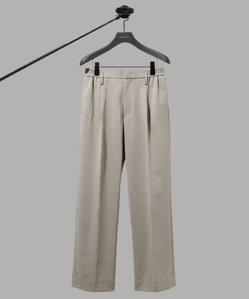 UNITED TOKYO（ユナイテッドトウキョウ）の「【完売間近！】(EC限定）COMFORT FUNCTION ワイドパンツ（スラックス・メンズ・ブラウン/ダークグレー/グレイッシュベージュ/ネイビー・2/3/1）」の3枚目の写真