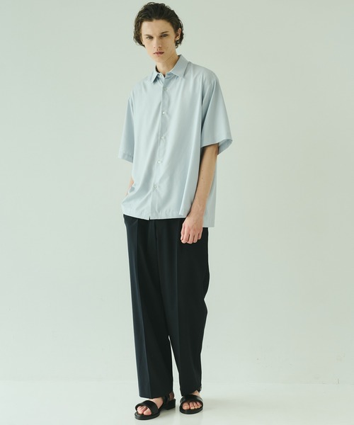 UNITED TOKYO（ユナイテッドトウキョウ）の「【完売間近！】(EC限定）COMFORT FUNCTION ワイドパンツ（スラックス・メンズ・ブラウン/ダークグレー/グレイッシュベージュ/ネイビー・2/3/1）」の5枚目の写真