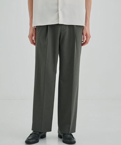 UNITED TOKYO（ユナイテッドトウキョウ）の「【完売間近！】(EC限定）COMFORT FUNCTION ワイドパンツ（スラックス・メンズ・ブラウン/ダークグレー/グレイッシュベージュ/ネイビー・2/3/1）」の10枚目の写真