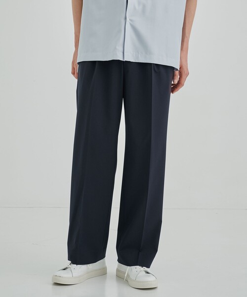 UNITED TOKYO（ユナイテッドトウキョウ）の「【完売間近！】(EC限定）COMFORT FUNCTION ワイドパンツ（スラックス・メンズ・ブラウン/ダークグレー/グレイッシュベージュ/ネイビー・2/3/1）」の12枚目の写真