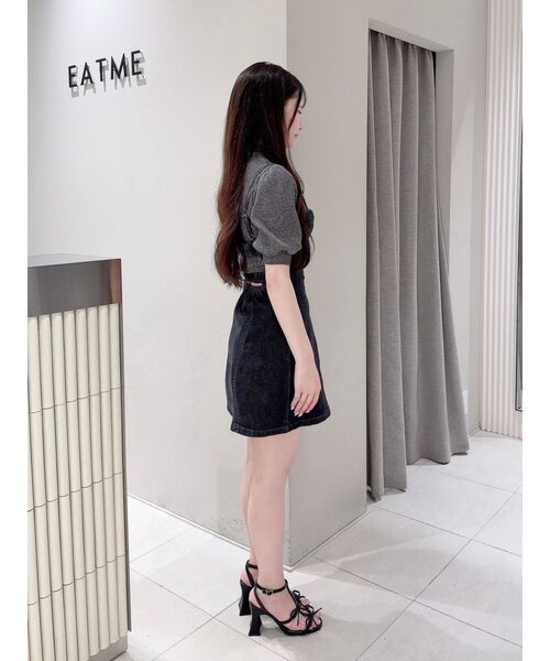 EATME（イートミー）の「デニムジャンスカ（ワンピース・レディース・ブルー/ライトブルー/ブラック・FREE）」の7枚目の写真