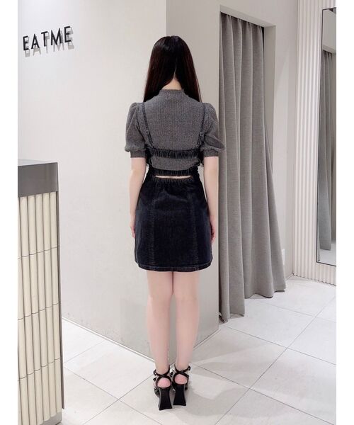 EATME（イートミー）の「デニムジャンスカ（ワンピース・レディース・ブルー/ライトブルー/ブラック・FREE）」の8枚目の写真