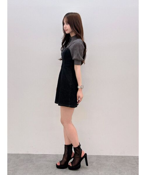 EATME（イートミー）の「デニムジャンスカ（ワンピース・レディース・ブルー/ライトブルー/ブラック・FREE）」の14枚目の写真