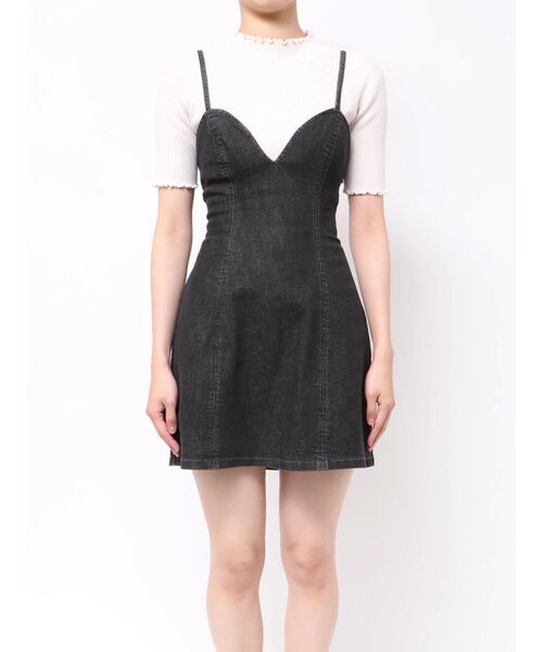 EATME（イートミー）の「デニムジャンスカ（ワンピース・レディース・ブルー/ライトブルー/ブラック・FREE）」の16枚目の写真