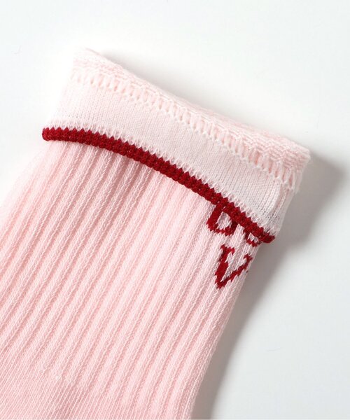 BREEZE（ブリーズ）の「GIRLSロゴカラバリソックス（ソックス/靴下・キッズ・オレンジ/ピンク/ブラック・15 /18/21）」の9枚目の写真