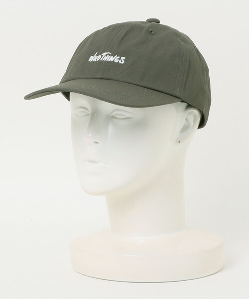 WILD THINGS（ワイルドシングス）の「【63】【WILD THINGS】Cotton LOGO CAP（キャップ・メンズ・グリーン系その他/グリーン/ブラウン/ブルー/ブラック/ネイビー・FREE）」の4枚目の写真
