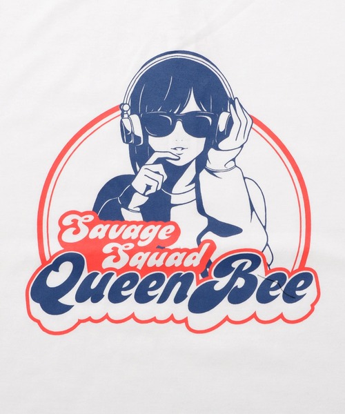 Revo.（レボ）の「ヴィンテージライク レトロアメリカン ガール プリント オーバーサイズTシャツ ラグランスリーブ リンガー（Tシャツ/カットソー・メンズ・ホワイト系その他2/ホワイト系その他4/チャコールグレー/レッド系その他2/グレー系その他/レッド系その他4/ホワイト/ホワイト系その他/ホワイト系その他3/レッド/レッド系その他/レッド系その他3/ネイビー/ブルー系その他・M/L/XL）」の19枚目の写真