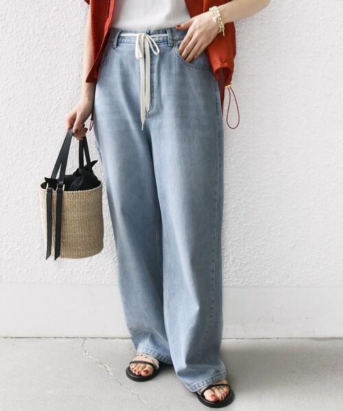 デニム・ジーパン DONDUP Woman Jeans White DP449BS0030DPTD 000 DONDUP Woman Pants White DP449BS0030DPTD 000 (DONDUP/パンツ