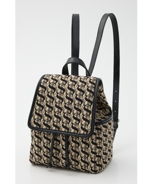 SLY(スライ)の「MONOGRAM JQ BACKPACK モノグラム ジャガード バックパック(バックパック/リュック・レディース・ブラック系その他2・FREE)」の1枚目の写真