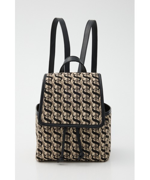 SLY(スライ)の「MONOGRAM JQ BACKPACK モノグラム ジャガード バックパック(バックパック/リュック・レディース・ブラック系その他2・FREE)」の3枚目の写真