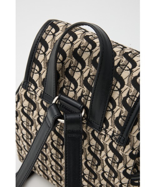 SLY(スライ)の「MONOGRAM JQ BACKPACK モノグラム ジャガード バックパック(バックパック/リュック・レディース・ブラック系その他2・FREE)」の6枚目の写真