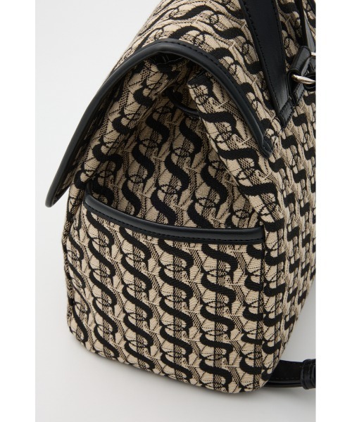 SLY(スライ)の「MONOGRAM JQ BACKPACK モノグラム ジャガード バックパック(バックパック/リュック・レディース・ブラック系その他2・FREE)」の7枚目の写真