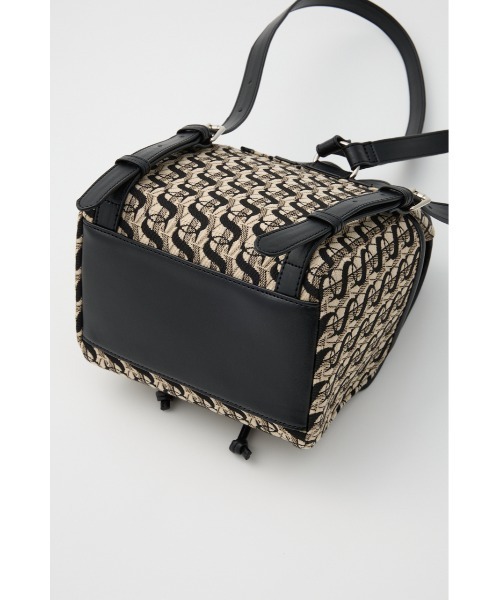 SLY(スライ)の「MONOGRAM JQ BACKPACK モノグラム ジャガード バックパック(バックパック/リュック・レディース・ブラック系その他2・FREE)」の9枚目の写真