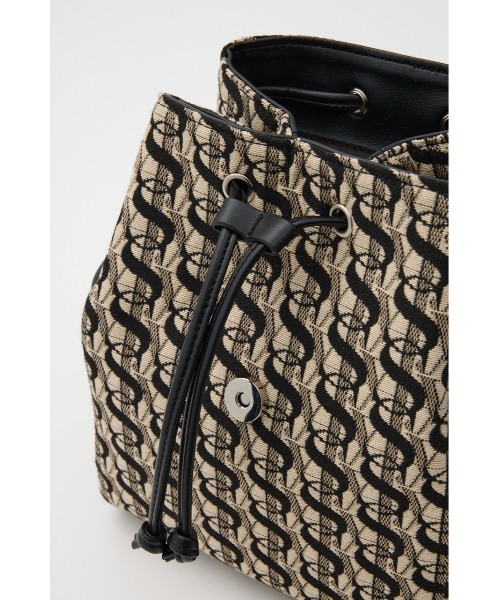 SLY(スライ)の「MONOGRAM JQ BACKPACK モノグラム ジャガード バックパック(バックパック/リュック・レディース・ブラック系その他2・FREE)」の11枚目の写真