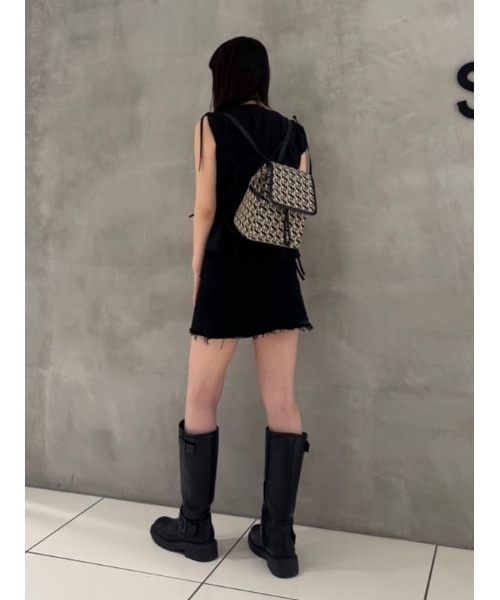SLY（スライ）の「MONOGRAM JQ BACKPACK モノグラム ジャガード バックパック（バックパック/リュック・レディース・ブラック系その他2・FREE）」の15枚目の写真