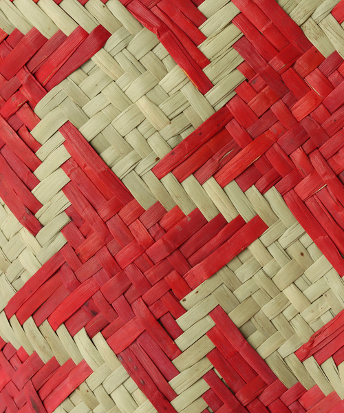 B.C STOCK（ベーセーストック）の「AFRICAN SQUARE/アフリカンスクエア 星柄 ストローカゴバッグ M（ショルダーバッグ・レディース・レッド・FREE）」の7枚目の写真