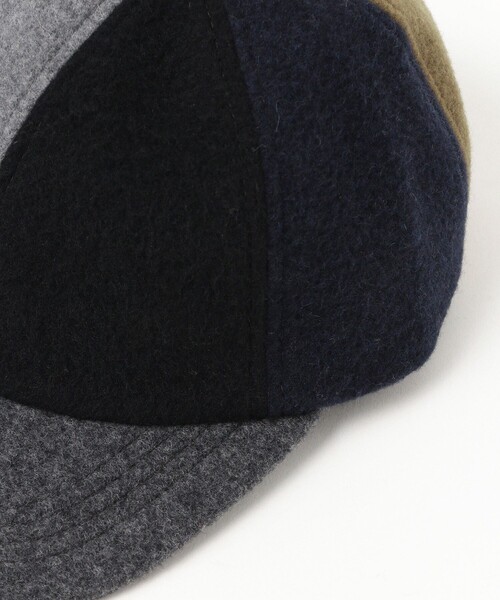 BEAMS PLUS（ビームスプラス）の「マルチ 6パネル キャップ（キャップ・メンズ・チャコールグレー/ネイビー・ONE SIZE）」の4枚目の写真