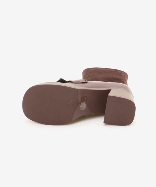 MAJESTIC LEGON（マジェスティックレゴン）の「リボンローファーコンビブーツ（ブーツ・レディース・ブラウン/ブラック・SMALL/MEDIUM/LARGE/X-LARGE）」の19枚目の写真