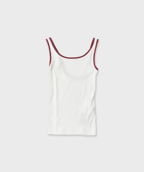 LE CIEL BLEU(ルシェルブルー)の「LE CIEL BLEU/ルシェルブルー Color Trimmed Tank Top タンクタップ(タンクトップ・レディース・ホワイト/ブラック・36)」の10枚目の写真