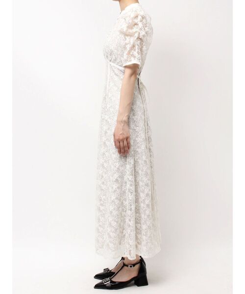 dazzlin（ダズリン）の「ネックツイスト刺繍レースドレス（ドレス・レディース・ラベンダー/ブラック/アイボリー・MEDIUM/SMALL）」の20枚目の写真