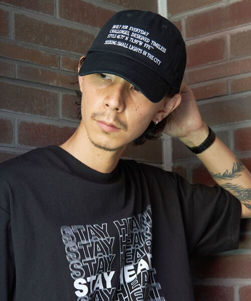 FFEIN（フェイン）の「【FFEIN(フェイン)】英字メッセージ刺繍キャップ / 刺繍 深めキャップ（キャップ・メンズ・レッド/ベージュ/ネイビー/ブラック・FREE）」の7枚目の写真