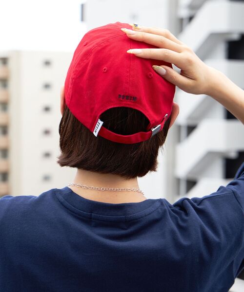 FFEIN（フェイン）の「【FFEIN(フェイン)】英字メッセージ刺繍キャップ / 刺繍 深めキャップ（キャップ・メンズ・レッド/ベージュ/ネイビー/ブラック・FREE）」の9枚目の写真
