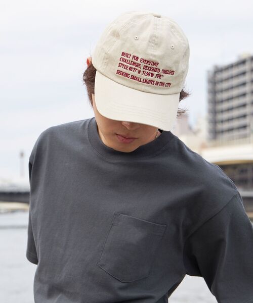 FFEIN（フェイン）の「【FFEIN(フェイン)】英字メッセージ刺繍キャップ / 刺繍 深めキャップ（キャップ・メンズ・レッド/ベージュ/ネイビー/ブラック・FREE）」の10枚目の写真