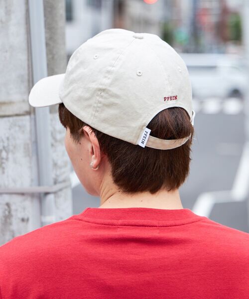 FFEIN（フェイン）の「【FFEIN(フェイン)】英字メッセージ刺繍キャップ / 刺繍 深めキャップ（キャップ・メンズ・レッド/ベージュ/ネイビー/ブラック・FREE）」の13枚目の写真