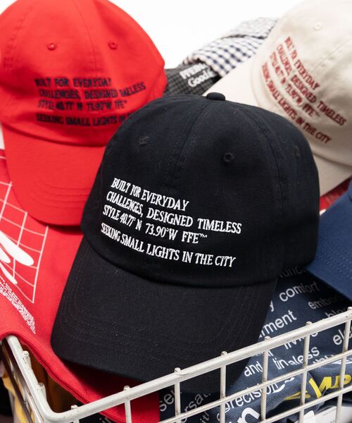 FFEIN（フェイン）の「【FFEIN(フェイン)】英字メッセージ刺繍キャップ / 刺繍 深めキャップ（キャップ・メンズ・レッド/ベージュ/ネイビー/ブラック・FREE）」の16枚目の写真