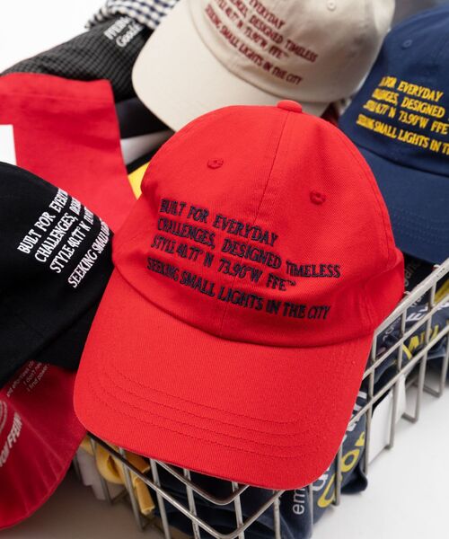 FFEIN（フェイン）の「【FFEIN(フェイン)】英字メッセージ刺繍キャップ / 刺繍 深めキャップ（キャップ・メンズ・レッド/ベージュ/ネイビー/ブラック・FREE）」の20枚目の写真