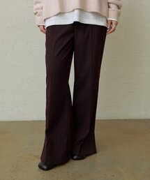 Omekashi | サイドベンツフレアパンツ(スラックス)