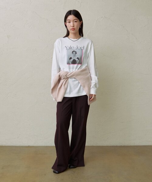 サイドベンツフレアパンツ（スラックス）｜Omekashi（オメカシ）の