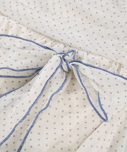 .KOM（ドットコム）の「A'GEM/9 × .kom 『.KOM/ドットケーオーエム』ドットレースミニスカート（スカート・レディース・ブラック/ホワイト・M）」の21枚目の写真