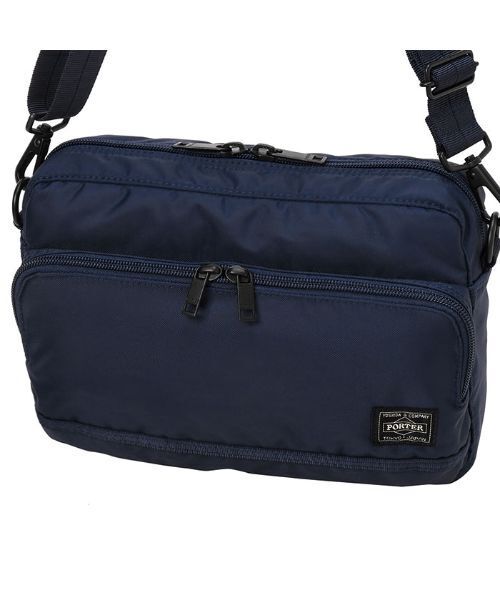 PORTER（ポーター）の「フラッシュ ショルダーバッグ（ショルダーバッグ・メンズ・ブラック/ネイビー・FREE）」の4枚目の写真