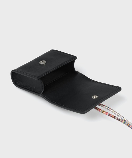 Paul Smith(ポールスミス)の「シグネチャーストライプコード AirPods ケース【553430 P101】(その他小物・メンズ・ブラック・FREE)」の3枚目の写真