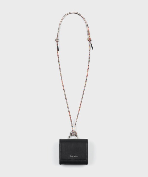 Paul Smith(ポールスミス)の「シグネチャーストライプコード AirPods ケース【553430 P101】(その他小物・メンズ・ブラック・FREE)」の4枚目の写真