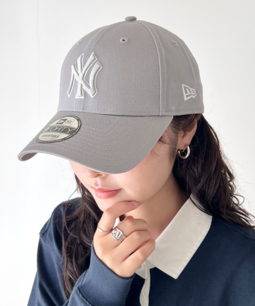 NEW ERA（ニューエラ）の「NEW ERA(ニューエラ)/MLB OUTLINE 9FORTY/ベースボール ロゴキャップ アウトライン ニューヨークヤンキース（キャップ・レディース・ネイビー/ベージュ/ホワイト/グレー/カーキ・FREE）」の2枚目の写真