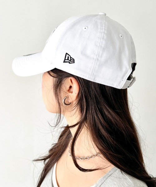 NEW ERA（ニューエラ）の「NEW ERA(ニューエラ)/MLB OUTLINE 9FORTY/ベースボール ロゴキャップ アウトライン ニューヨークヤンキース（キャップ・レディース・ネイビー/ベージュ/ホワイト/グレー/カーキ・FREE）」の9枚目の写真