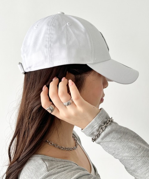 NEW ERA（ニューエラ）の「NEW ERA(ニューエラ)/MLB OUTLINE 9FORTY/ベースボール ロゴキャップ アウトライン ニューヨークヤンキース（キャップ・レディース・ネイビー/ベージュ/ホワイト/グレー/カーキ・FREE）」の12枚目の写真