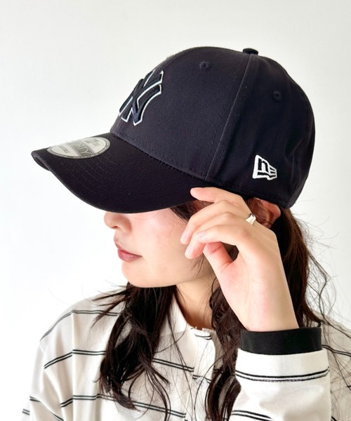 NEW ERA（ニューエラ）の「NEW ERA(ニューエラ)/MLB OUTLINE 9FORTY/ベースボール ロゴキャップ アウトライン ニューヨークヤンキース（キャップ・レディース・ネイビー/ベージュ/ホワイト/グレー/カーキ・FREE）」の18枚目の写真