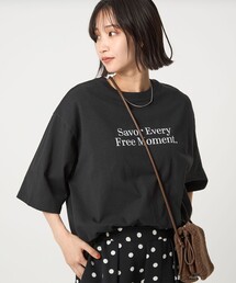 「green label relaxing」 半袖カットソー - ブラック レディース green label relaxing｜グリーンレーベルリラクシングのTシャツ