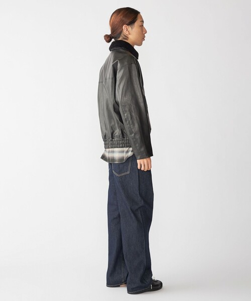 City Ambient Products（シティアンビエントプロダクツ）の「City Ambient Products: フライト ジャケット（ブルゾン・メンズ・ブラック/ブラウン・SMALL/MEDIUM/LARGE）」の13枚目の写真