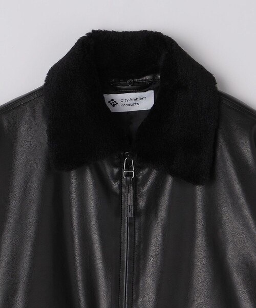 City Ambient Products（シティアンビエントプロダクツ）の「City Ambient Products: フライト ジャケット（ブルゾン・メンズ・ブラック/ブラウン・SMALL/MEDIUM/LARGE）」の15枚目の写真